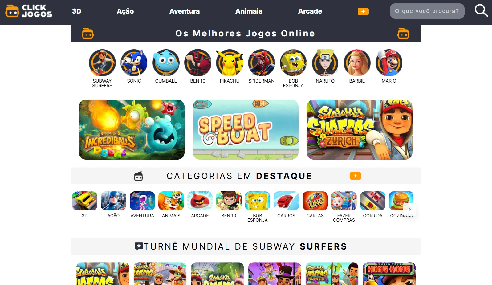 Click Jogos Atual